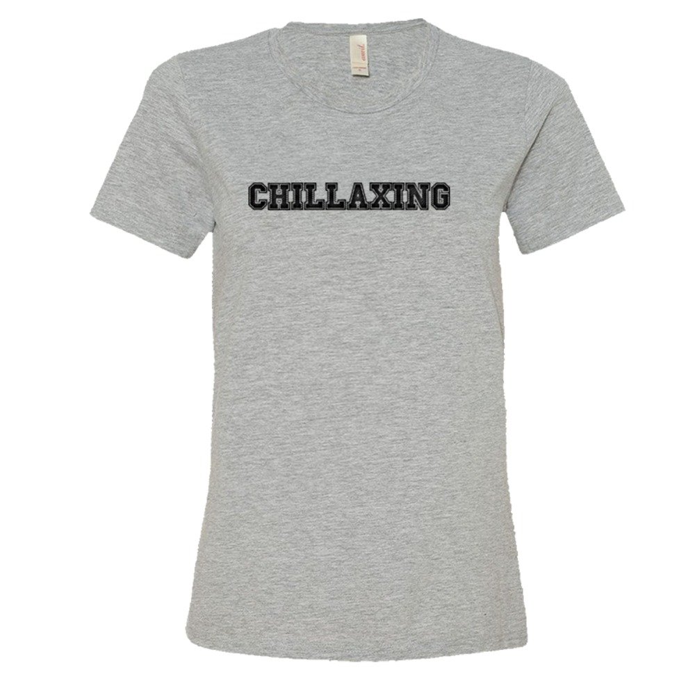 Womens Chillaxing Relaxing Word Feed - Tee Shirt