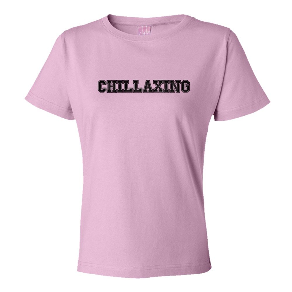 Womens Chillaxing Relaxing Word Feed - Tee Shirt