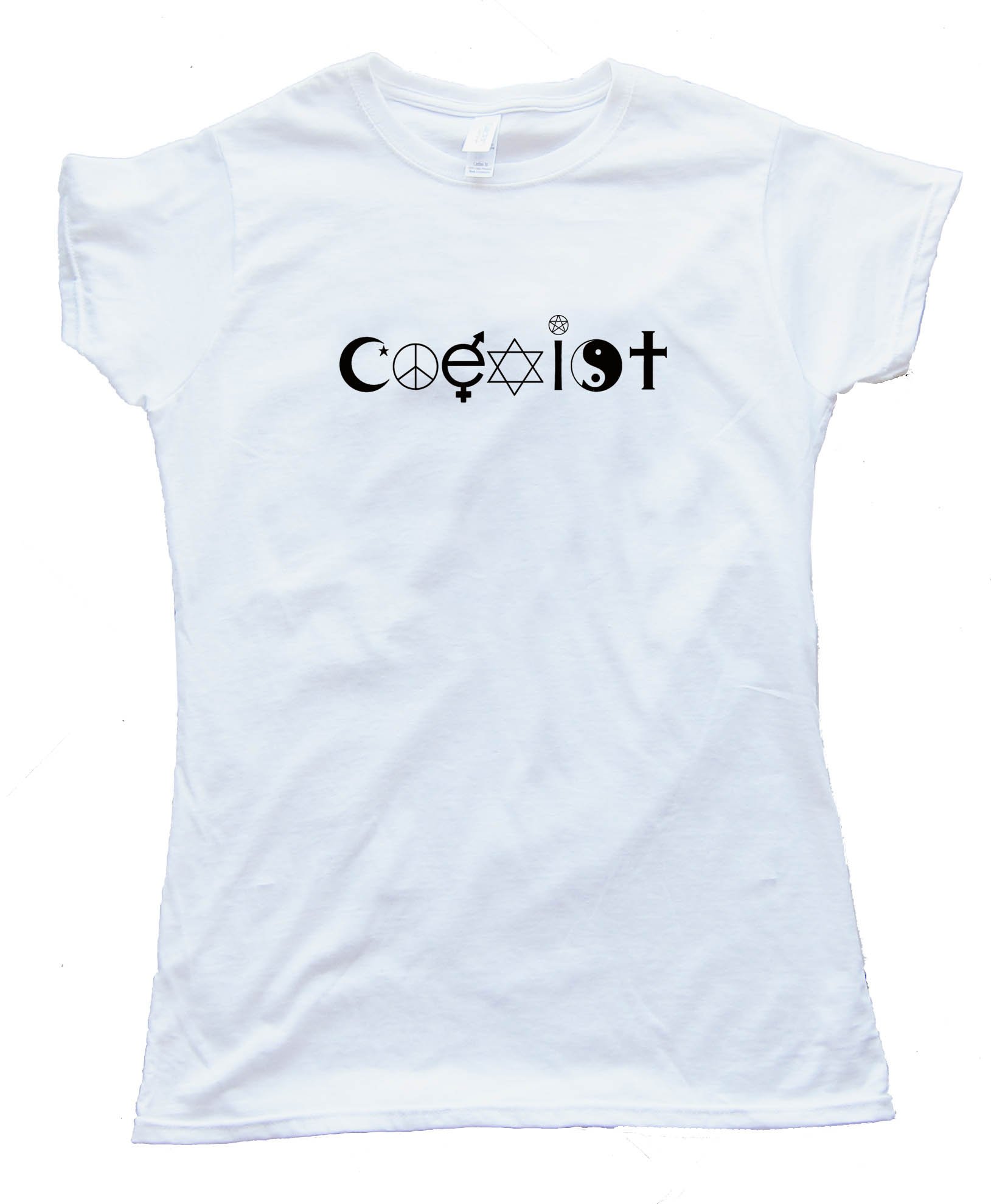 Womens Coexist Tee Shirt