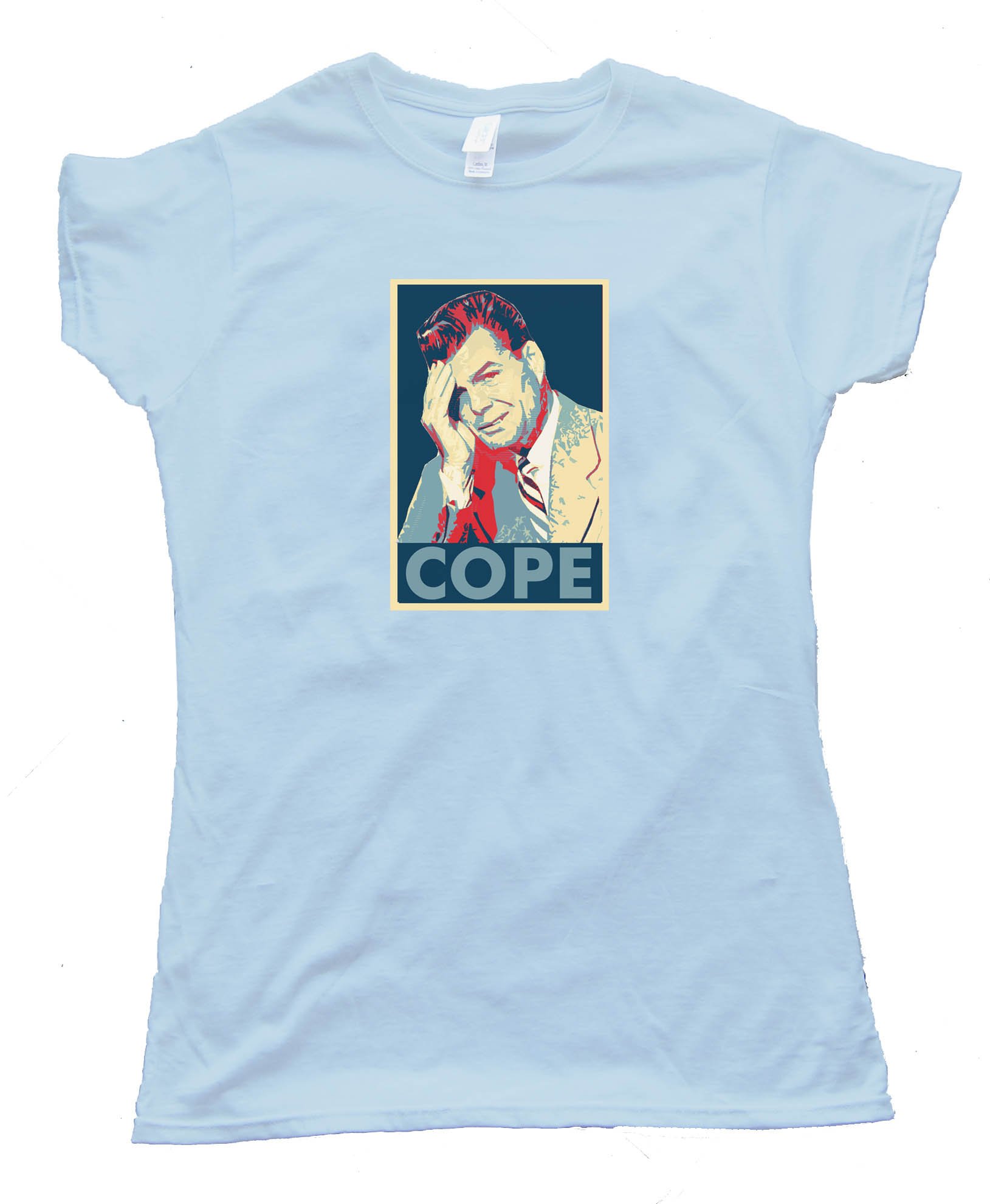 Womens Cope Obama Facepalm Hope - Tee Shirt