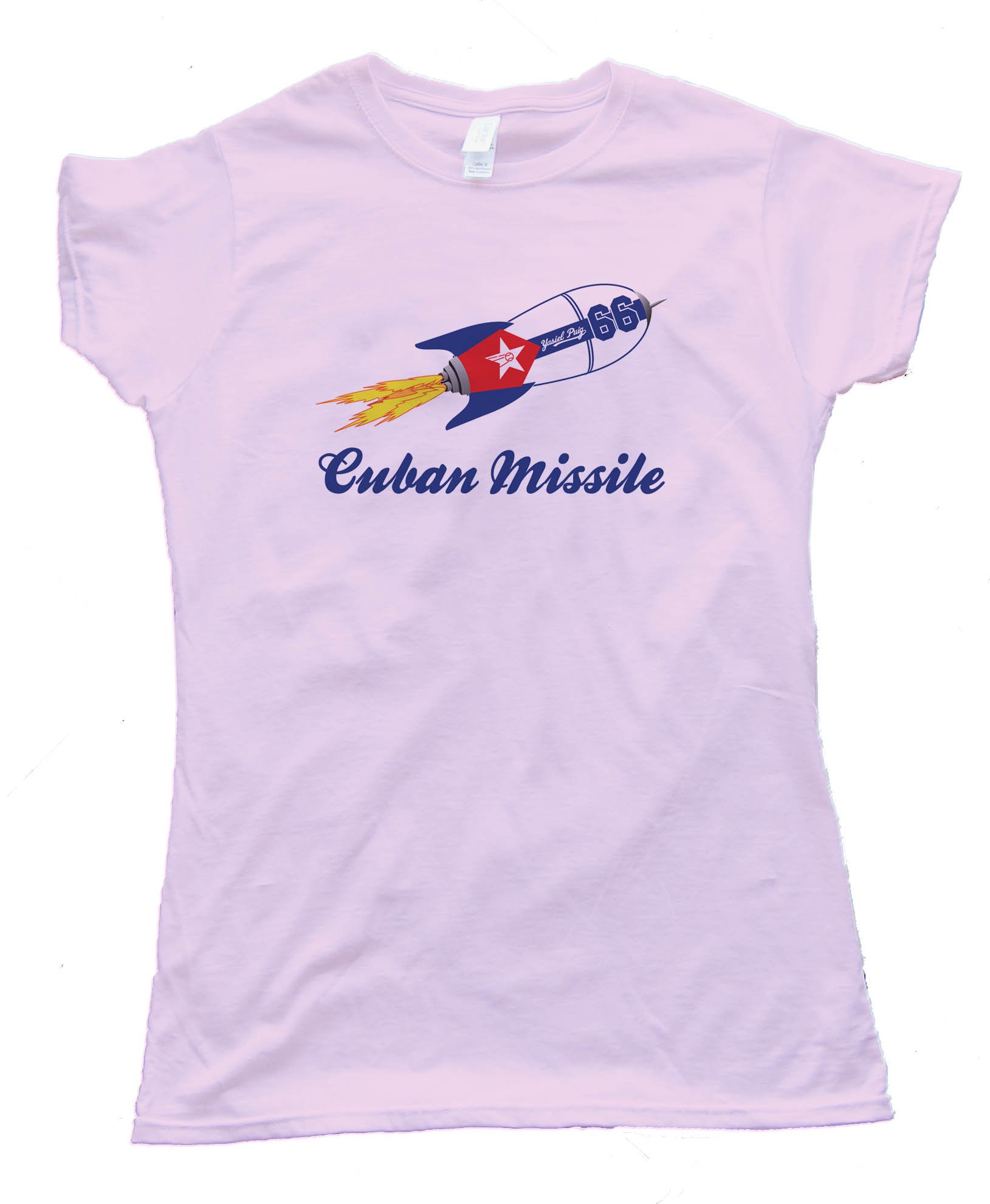 Womens Cuban Missile Yasiel Puig 66 - Tee Shirt