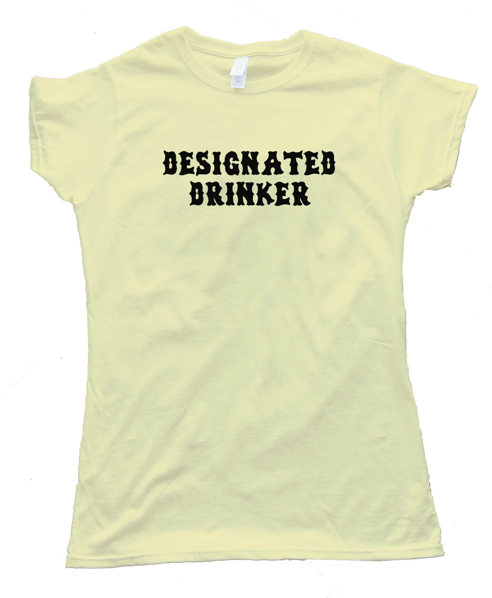 Womens Designated Drinker - Tee Shirt