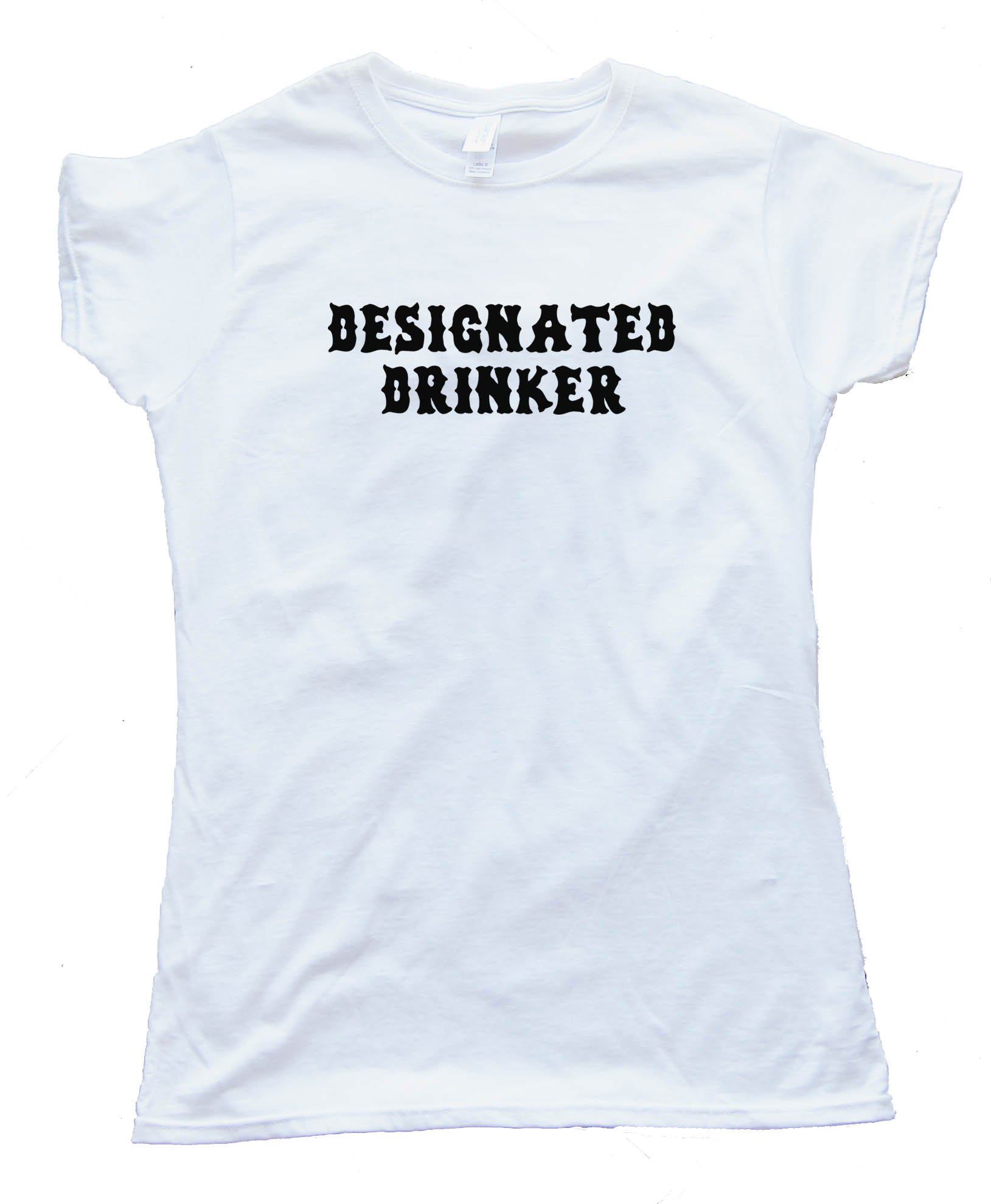 Womens Designated Drinker - Tee Shirt