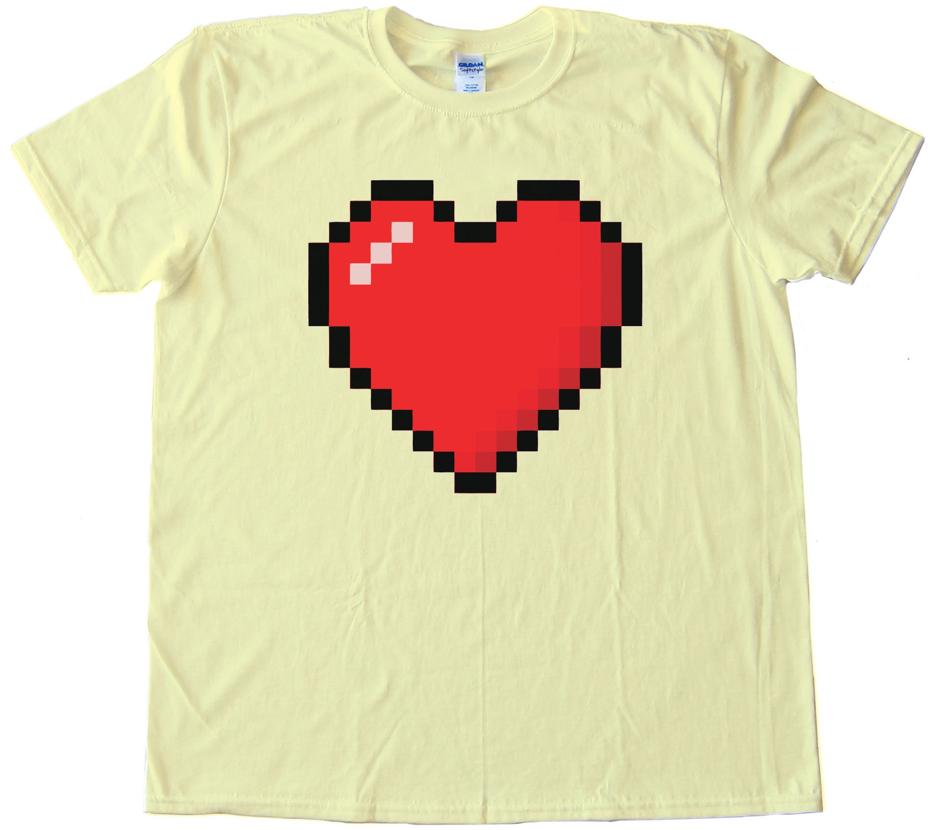 8 Bit Heart Shirt - Tee Shirt