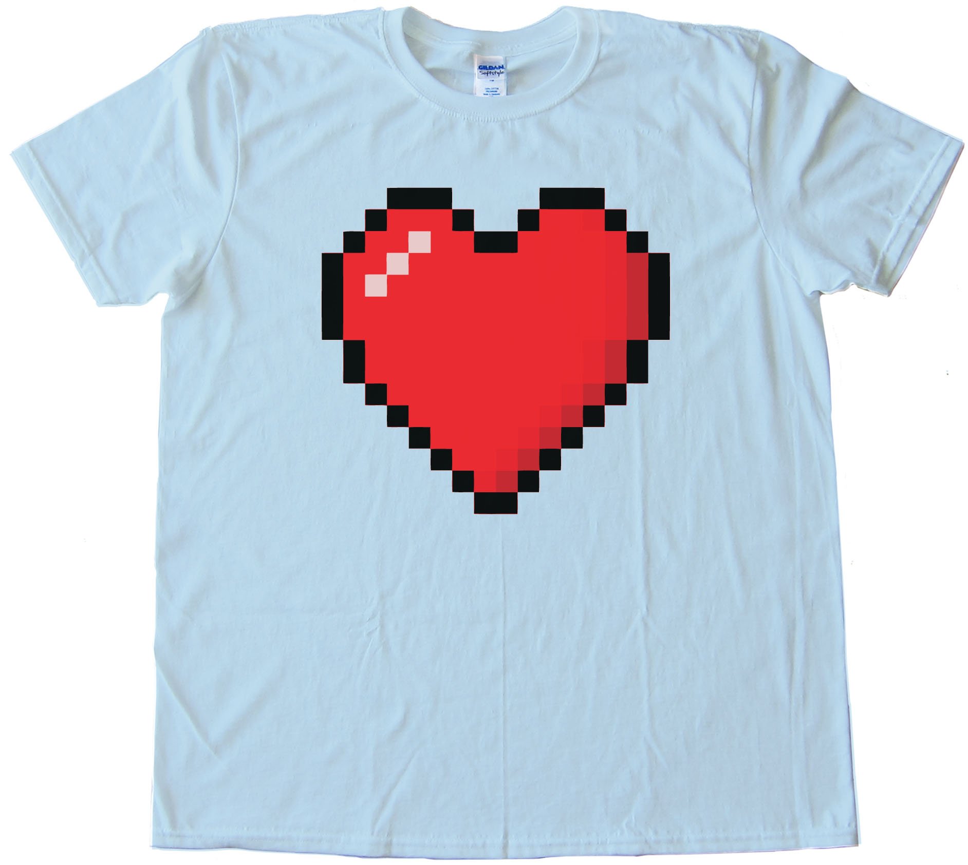 8 Bit Heart Shirt - Tee Shirt