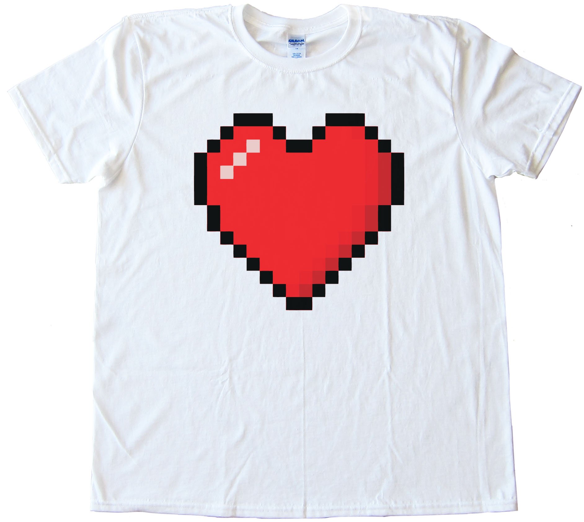 8 Bit Heart Shirt - Tee Shirt