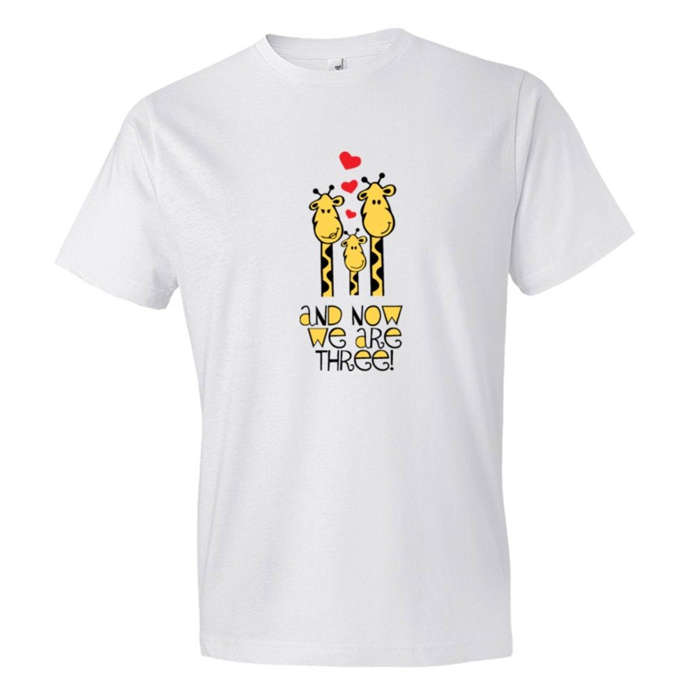 And Now We Are Three Giraffes Baby - Tee Shirt