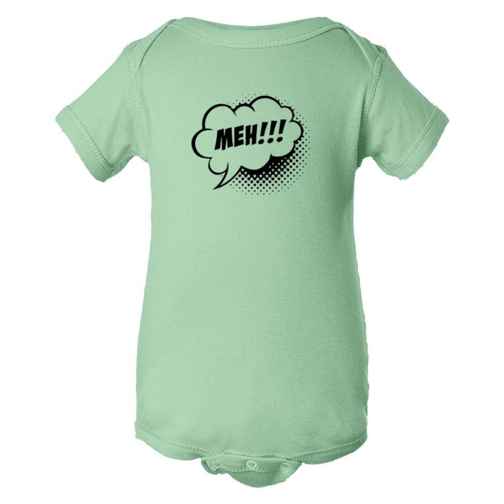 Baby Bodysuit Meh Cartoon Bubble Meh!!!