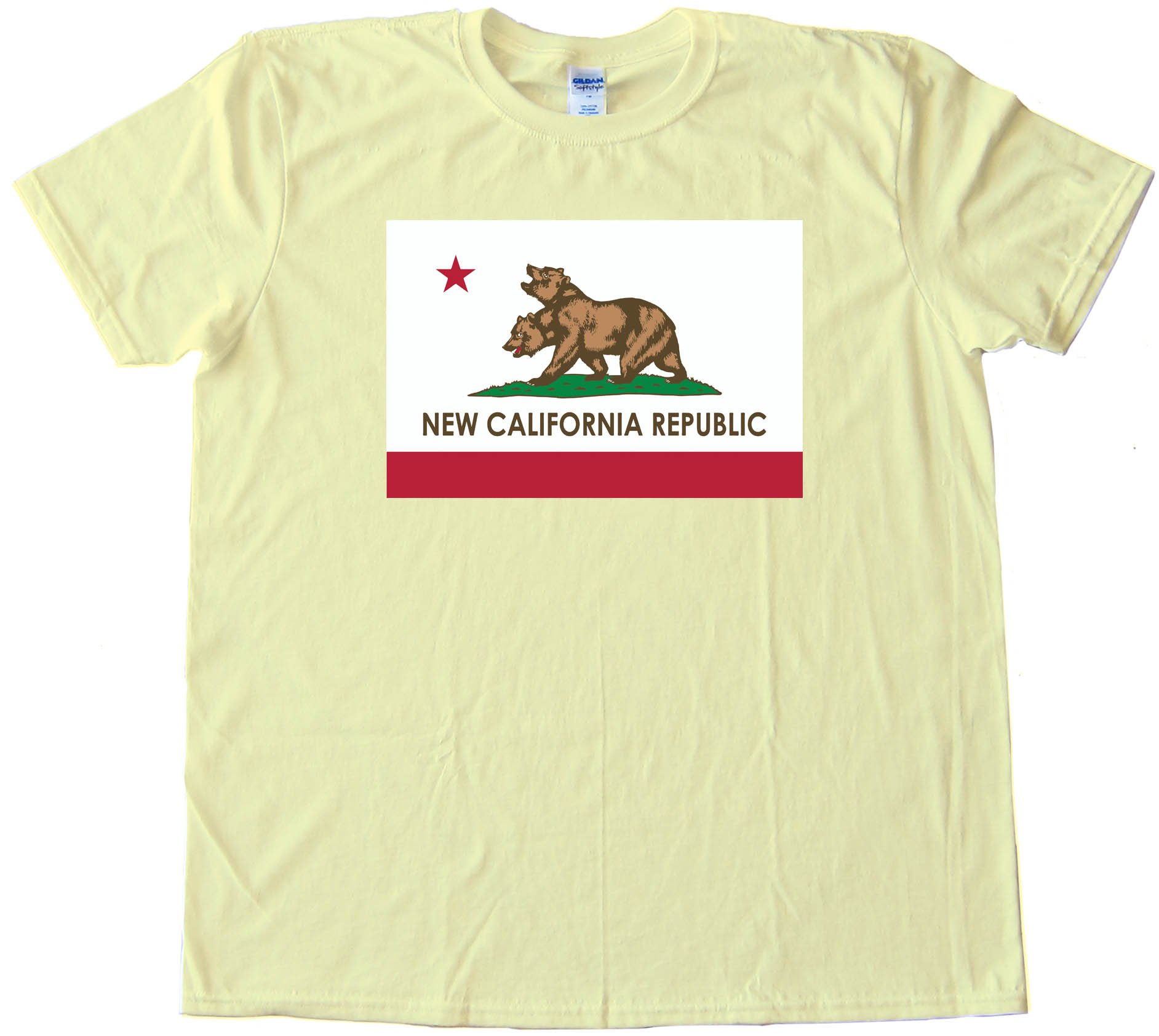 California Republic California State Flag Bear - Tee Shirt