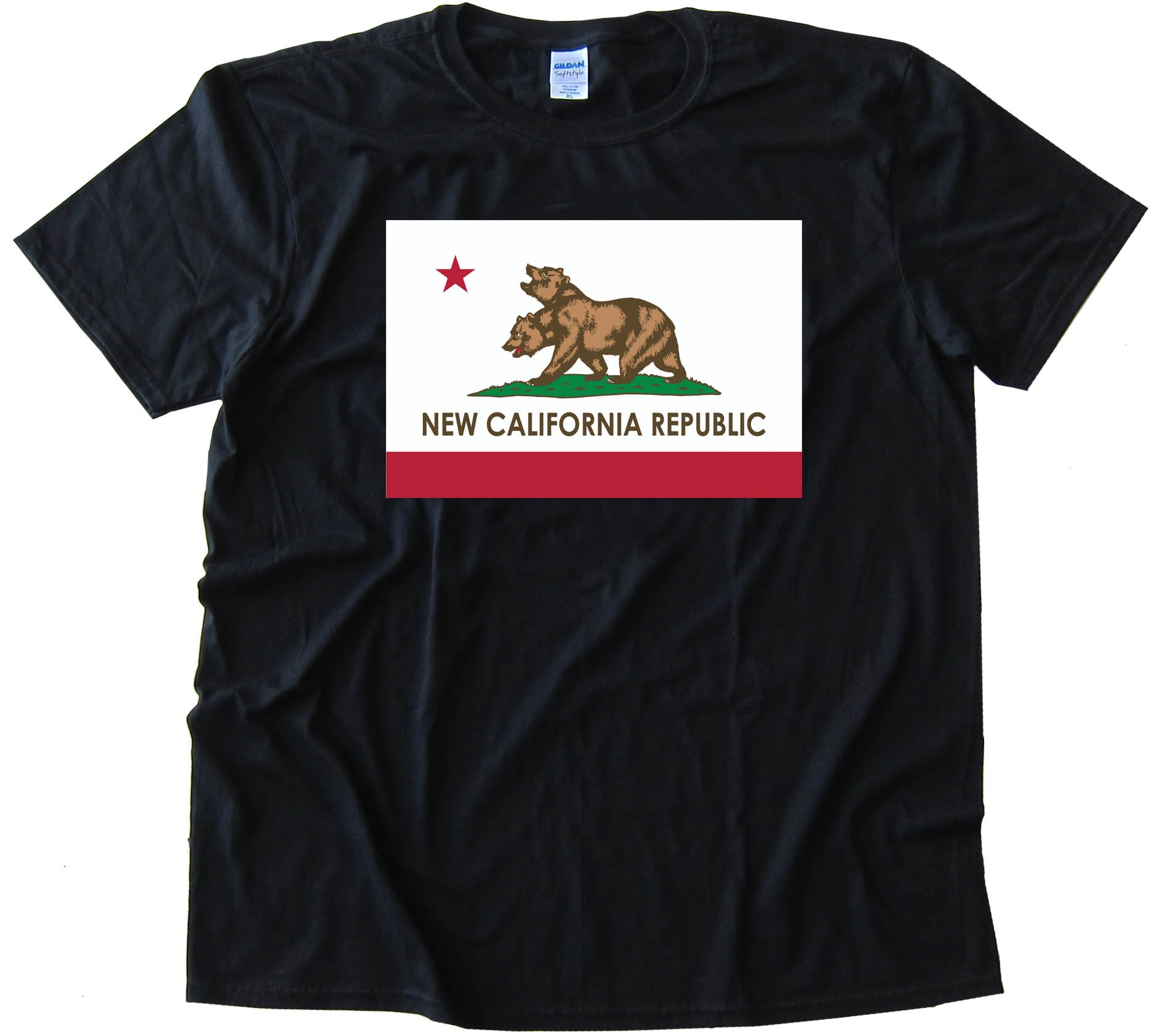 California Republic California State Flag Bear - Tee Shirt