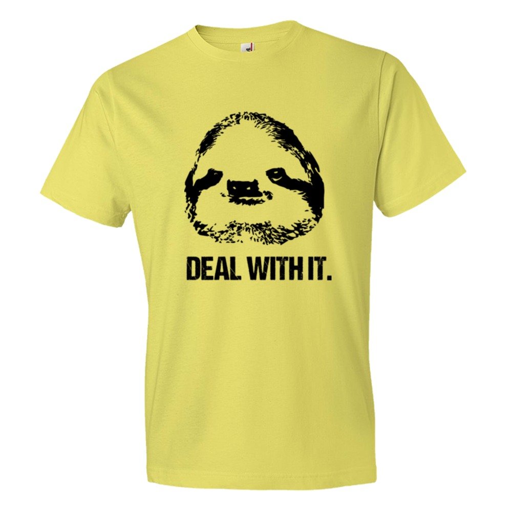 Deal With It Sloth - Tee Shirt