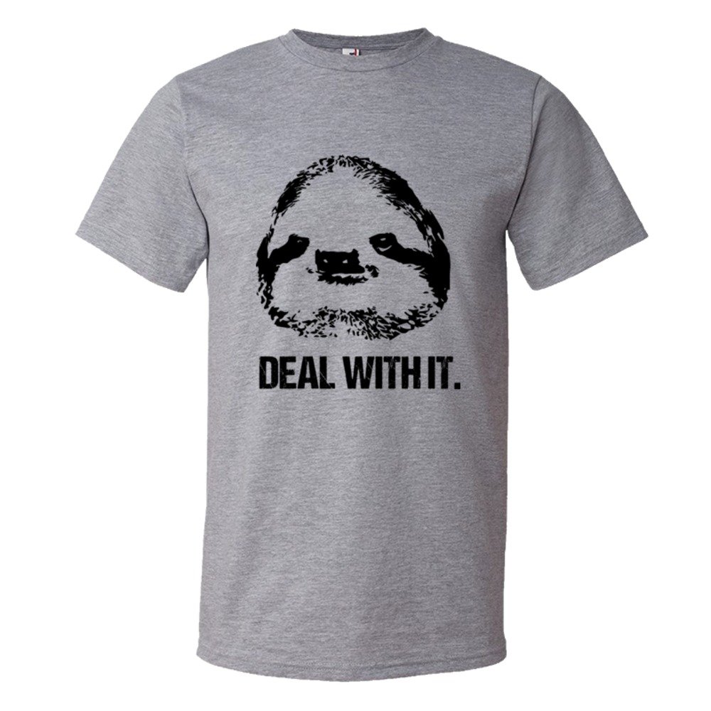 Deal With It Sloth - Tee Shirt