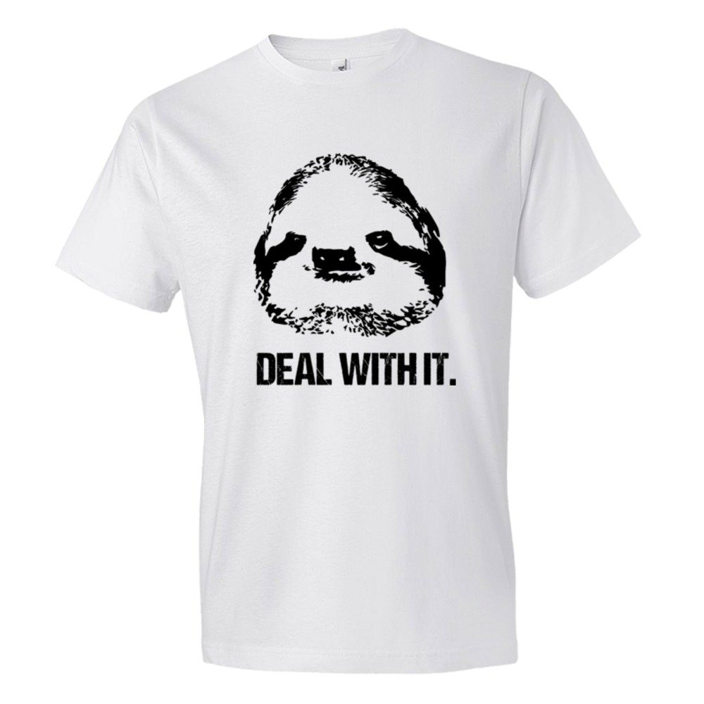 Deal With It Sloth - Tee Shirt