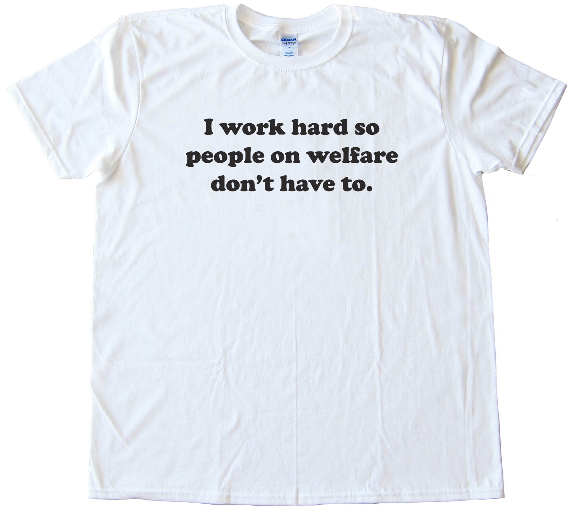 I Work Hard So People On Welfare Don'T Have To -Tee Shirt