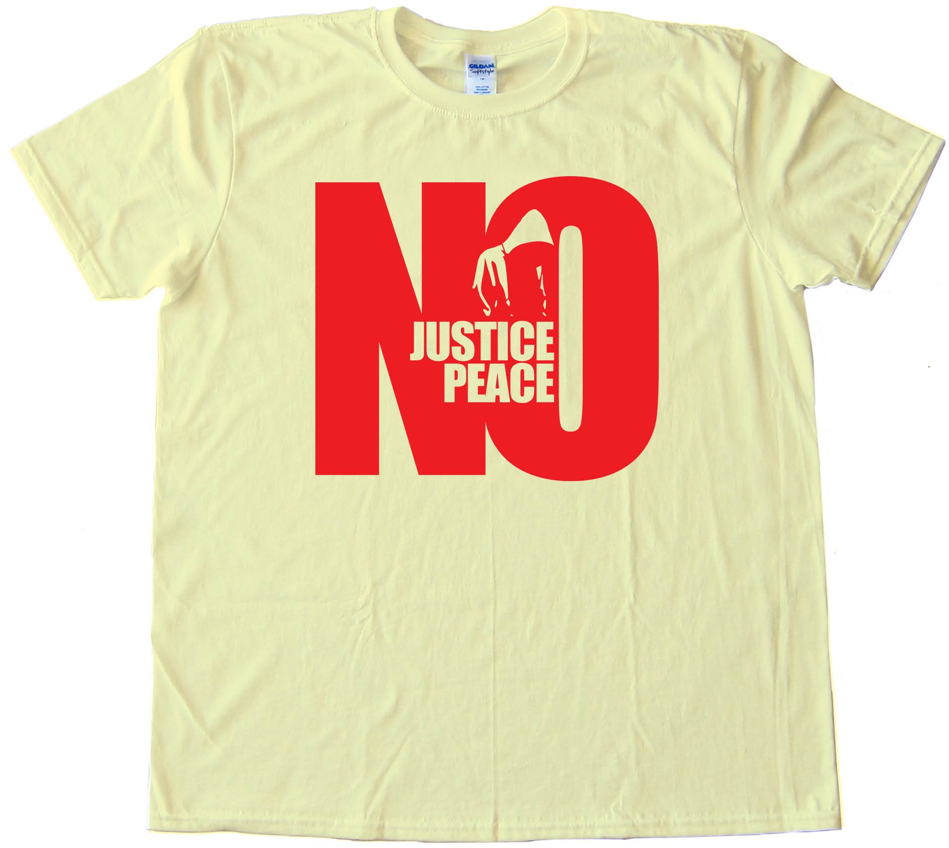 Large No Justice No Peace Hoodie - Tee Shirt