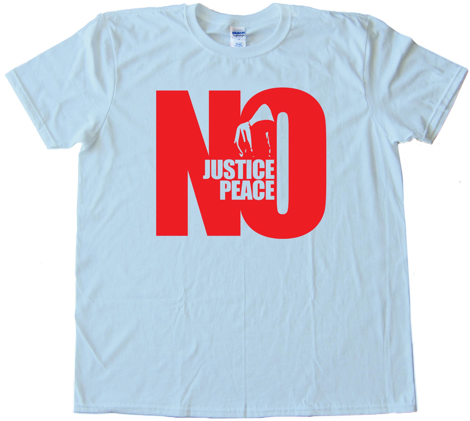 Large No Justice No Peace Hoodie - Tee Shirt