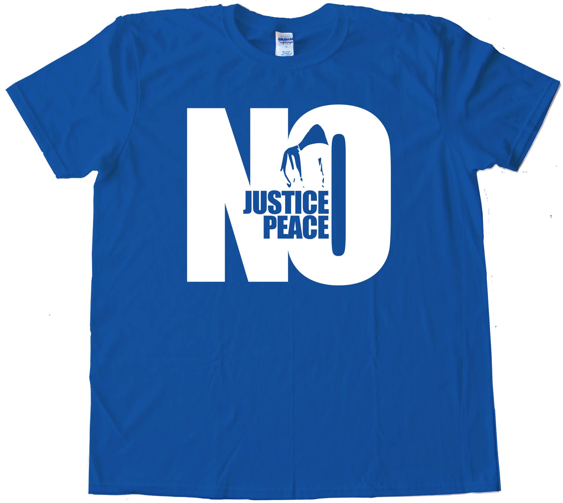 Large No Justice No Peace Hoodie - Tee Shirt