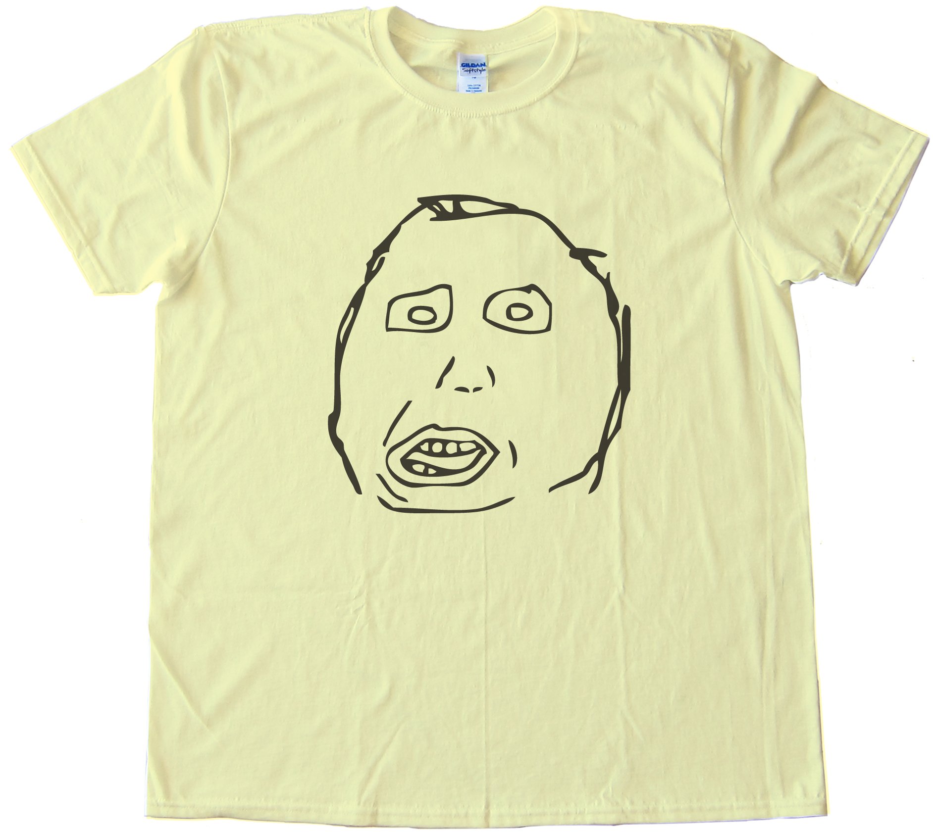 Moron Rage Comic Face Tee Shirt