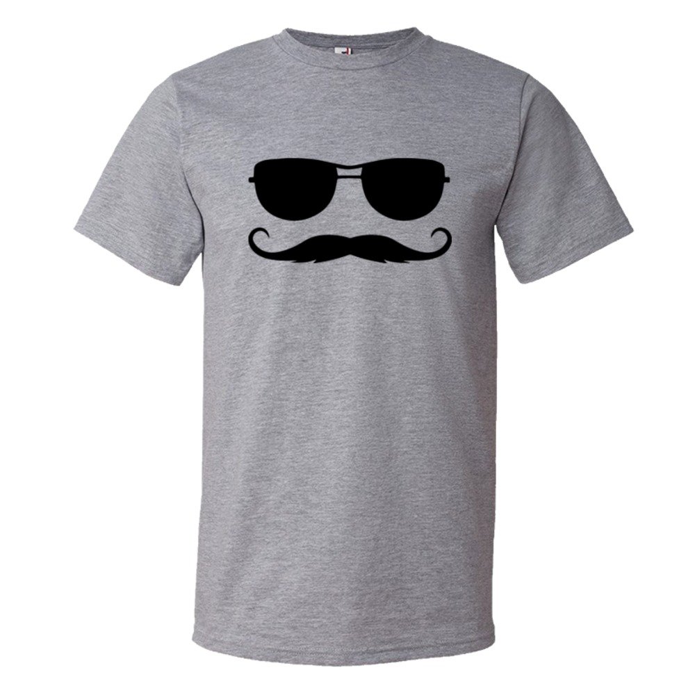 Ray Ban Sunglasses With Killer Mustache - Tee Shirt