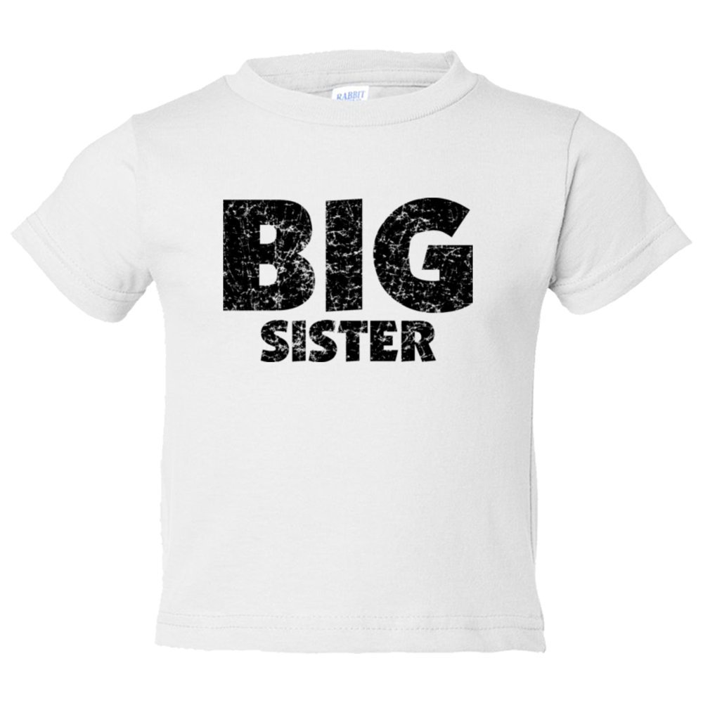 Toddler Sized Big Sister - Toddler Tee Shirt Rabbit Skins