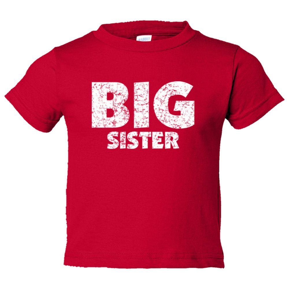 Toddler Sized Big Sister - Toddler Tee Shirt Rabbit Skins