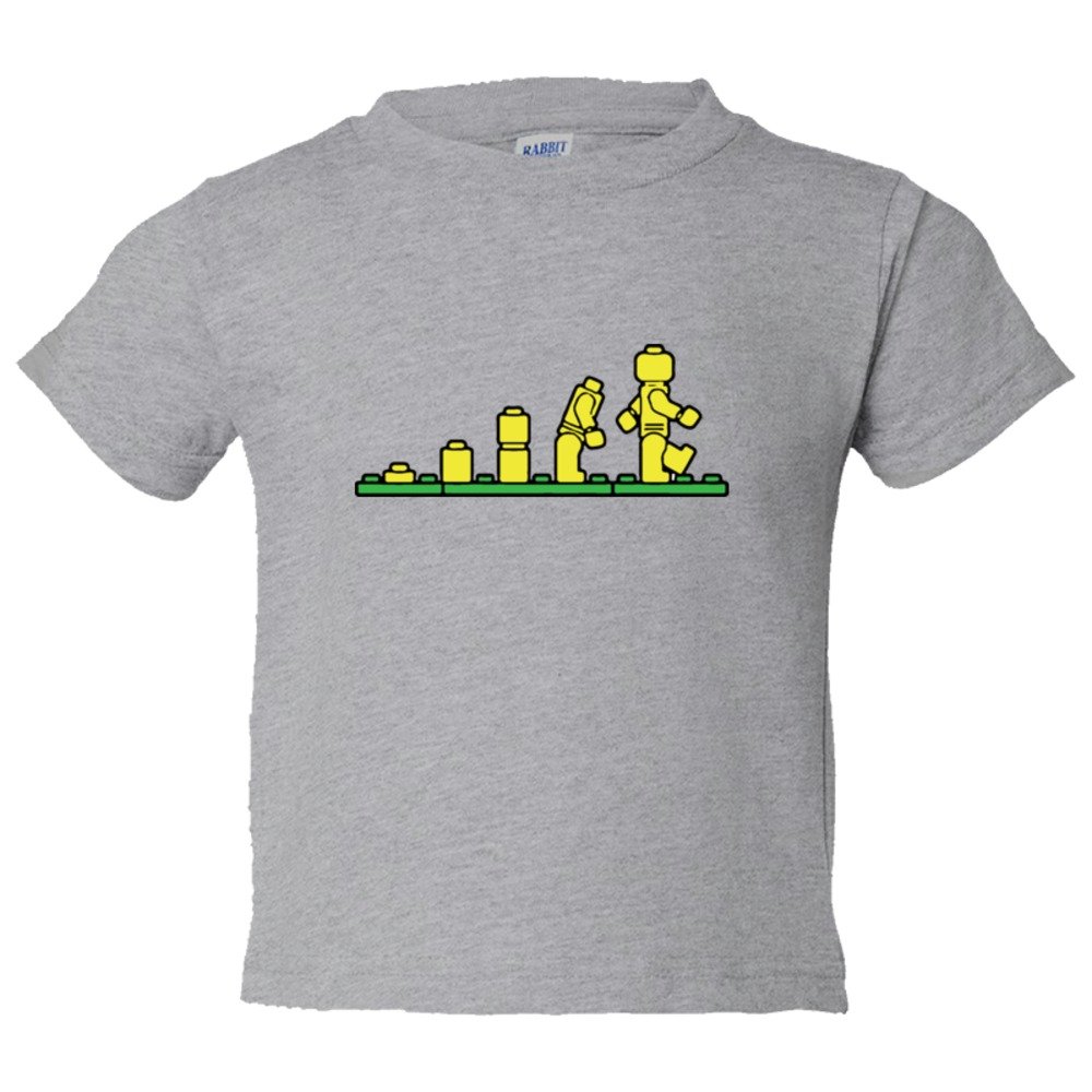 Toddler Sized Lego Evolution Lego Man - Tee Shirt Rabbit Skins