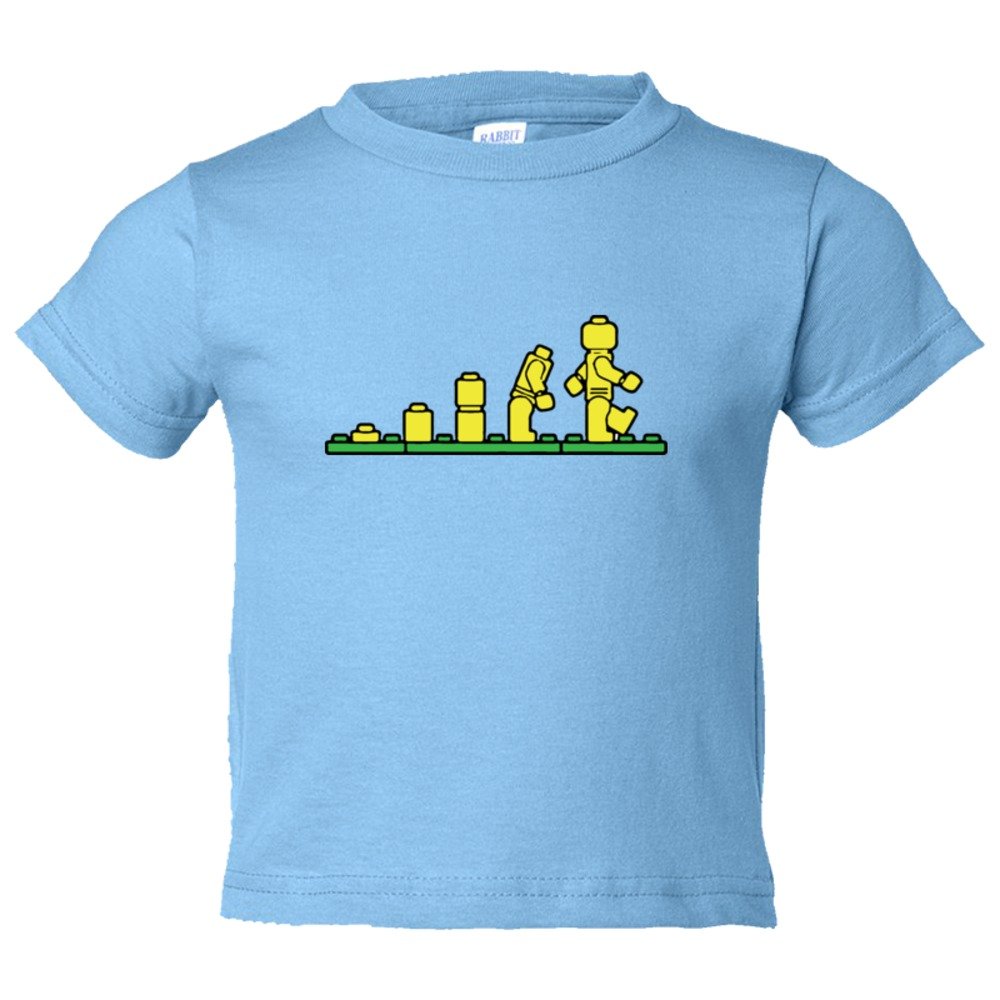 Toddler Sized Lego Evolution Lego Man - Tee Shirt Rabbit Skins