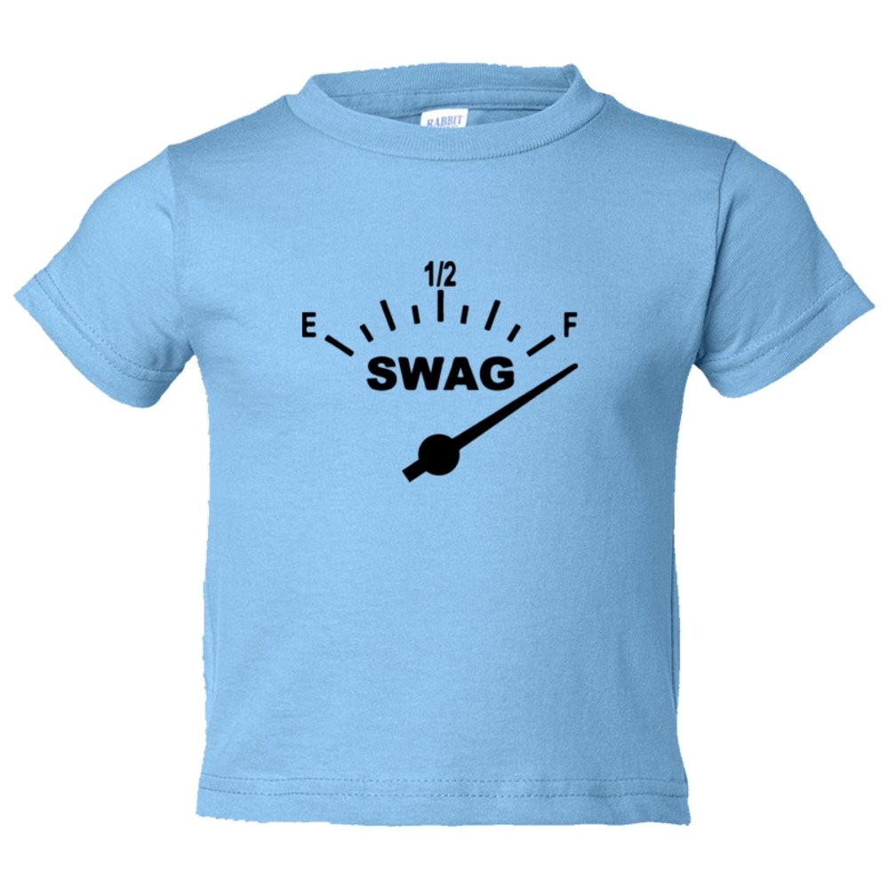 Toddler Sized Swag Meter Gas Tank Full Swag - Tee Shirt Rabbit Skins