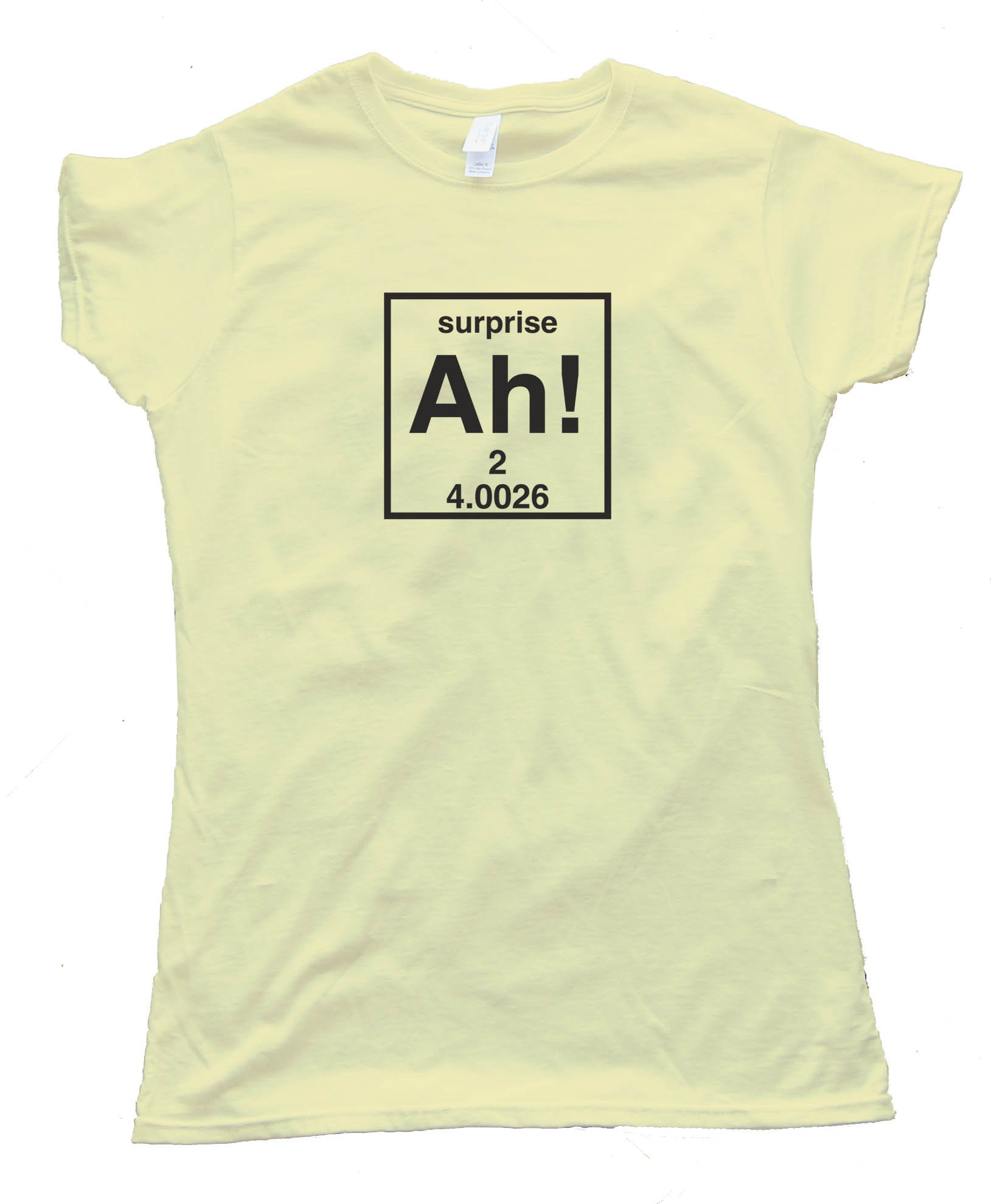 Womens Ah! The Element Of Surprise -Tee Shirt