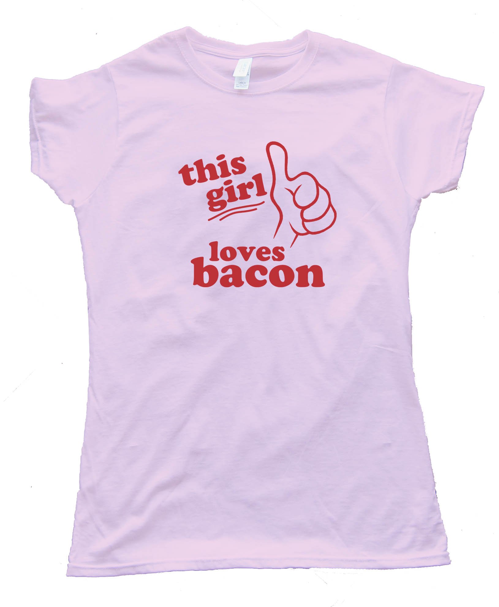 Womens Bacon & Bacon & Bacon & Bacon. Tee Shirt