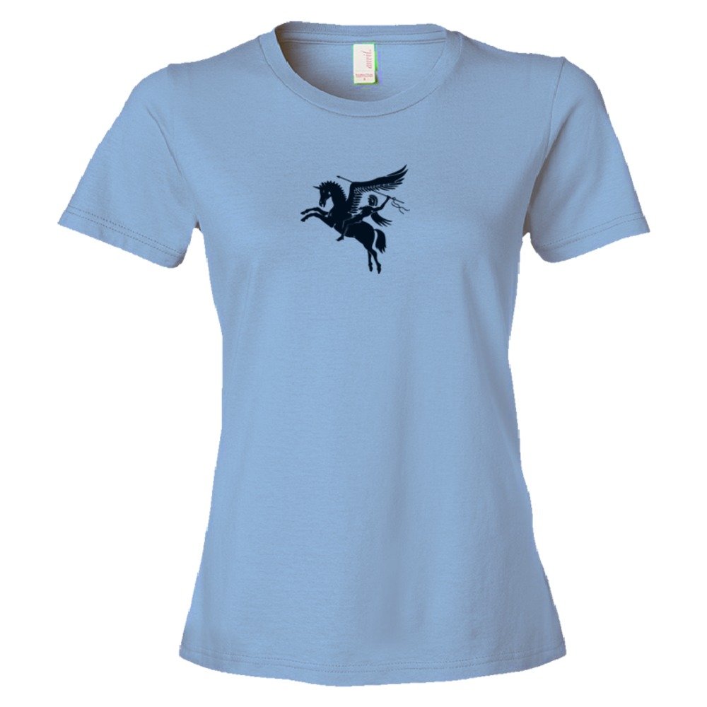 Womens British Airforce Emblem With Pegasus Flying Horse - Tee Shirt