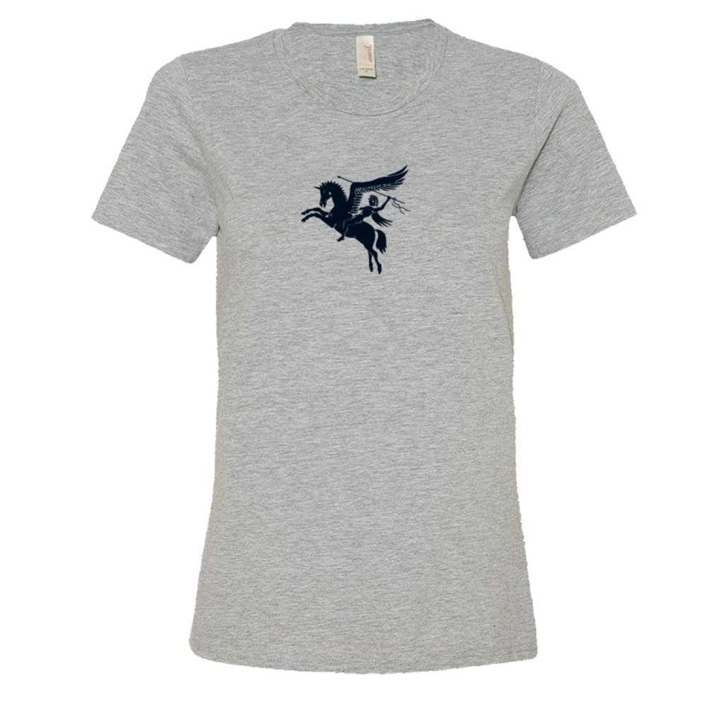 Womens British Airforce Emblem With Pegasus Flying Horse - Tee Shirt