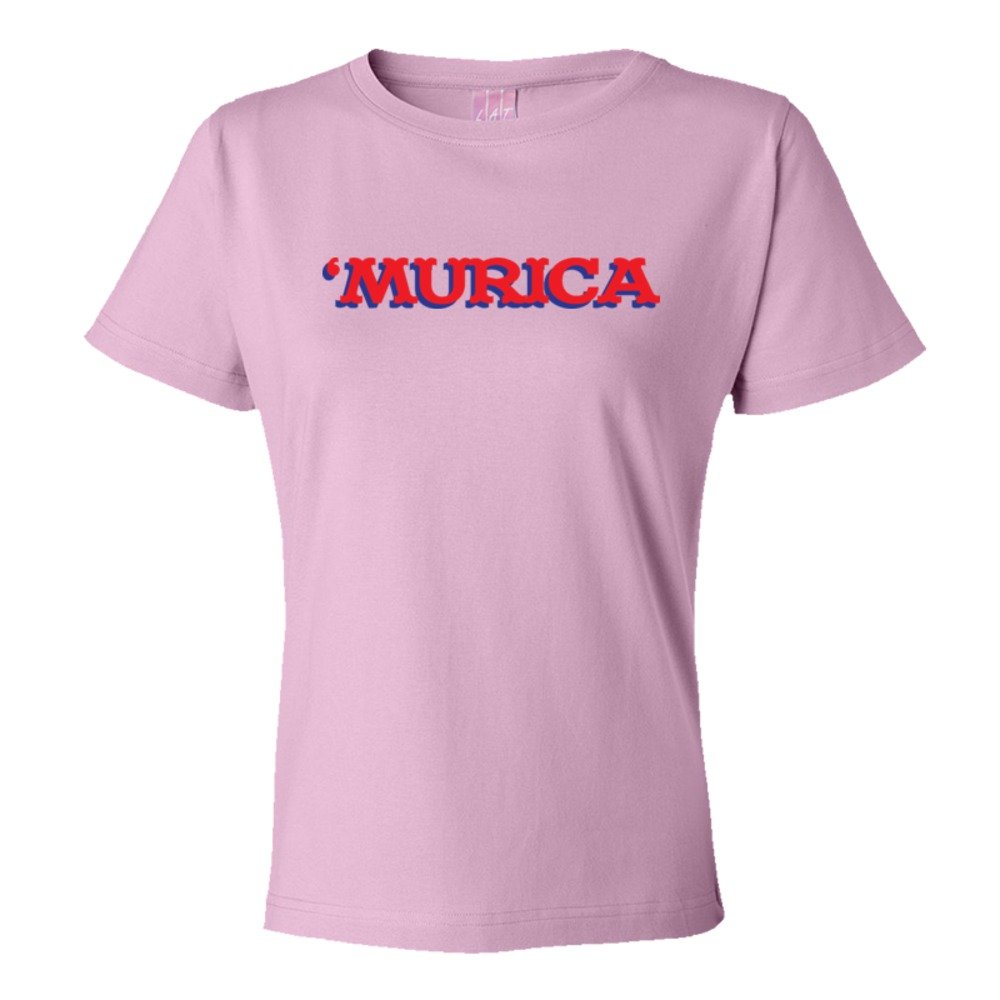 Womens 'Murica American Spirit George Bush Style - Tee Shirt