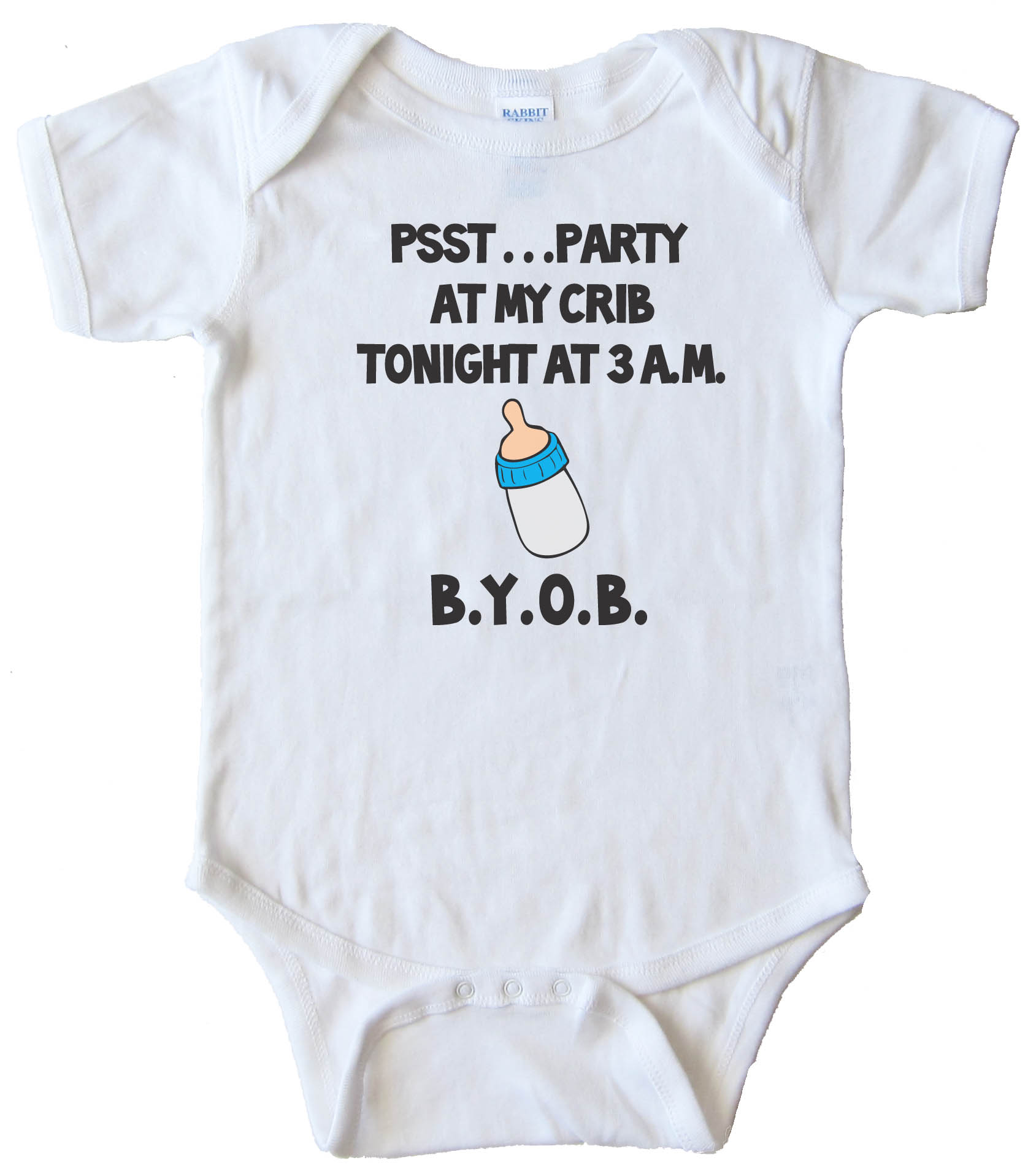 Party At My Crib Tonight Baby Bodysuit