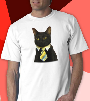 Business Cat Tee Shirt